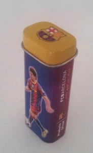 Messi 10 FC Barcelona Collectible Metal Box Scatola Metallica Boite Métallique - Picture 1 of 5