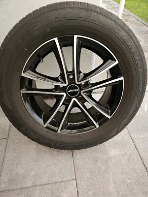 AUTEC Alufelgen 17 Zoll inkl.  Sommerreifen gebraucht - Bild 1 von 4