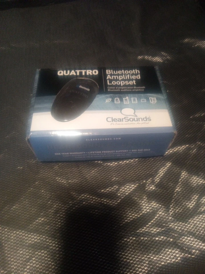 Bucle amplificado ClearSounds Quattro negro Bluetooth Foto 1 de 1