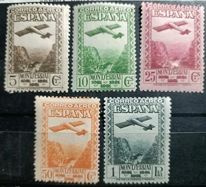 Spain Edifil # 650-654 ** MNH Montserrat aerial 1931 - Picture 1 of 1