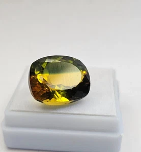 Natural Certified Bi-Colour Ametrine Cushion Cut 7-12 Ct Loose Gemstone KH936 - Picture 1 of 14