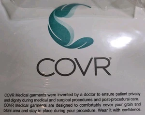 Set 4 COVR halbe kurze Jugendliche groß Erwachsene XS/S Sichtschutzkleidung Unisex Krankenhaus - Bild 1 von 6