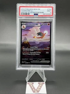 Pokemon Mew EN-151 - CHARIZARD EX SPECIAL ILLUSTRATION SIR 199/165 PSA 9 Mint - Picture 1 of 5