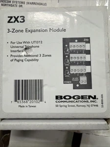 Módulo de Expansión Bogen 3 Zonas (ZX3) ¡Nuevo! - Imagen 1 de 1