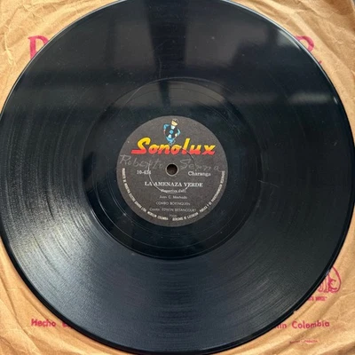 Combo Borinquen – Cali De Gala / La Amenaza Verde RRE 78 R.P.M CUMBIA CHARANGA - Image 1 of 3