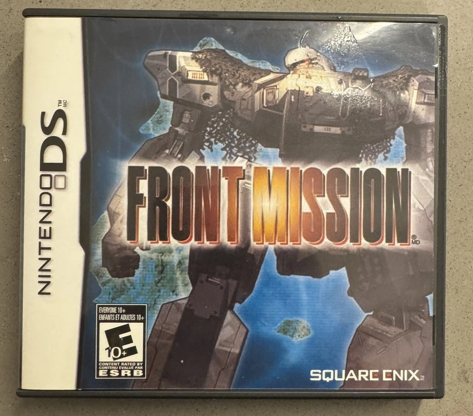 Front Mission (Nintendo DS, 2007) Autêntico Manual Completo na Caixa ENVIO RÁPIDO - Imagem 1 de 2