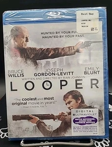 Looper Blu-ray 2012 Bruce Willis Joseph Gordon-Levitt Emily Blunt New Sealed - Picture 1 of 2