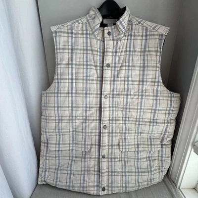 Двусторонний вельветовый стеганый жилет Tommy Bahama Rockland Coast — XL цвет Sand & Navy - Изображение 1 из 4