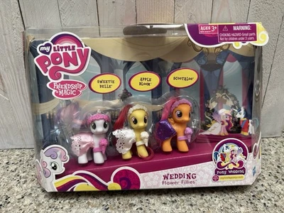 My Little Pony Wedding Flower Fillies Sweetie Belle Scootaloo Apple Bloom - Image 1 of 4