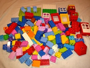 Lego Duplo Building Bricks & Special Pieces 3 LB Pound Lot - Picture 1 of 6