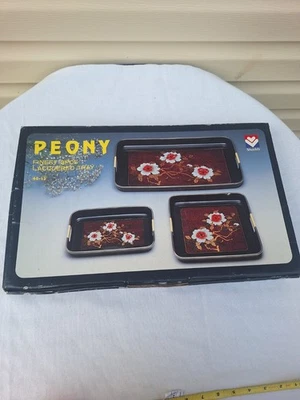 PEONY 3-Piece Tray Set – 2 Trays Available - Image 1 of 4