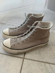 Gefütterte Plateau Platform Wildleder Converse Chucks Grau Lift 42 - Bild 1 von 9