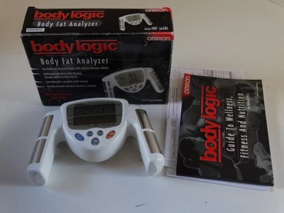 Omron HBF-306BL Body Logic Handheld Body Fat Analyzer & Manual & Fitness Guide - Image 1 of 4