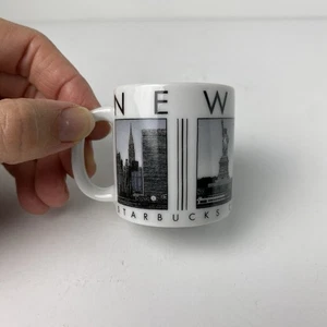 Starbucks Barista City Scenes Series New York 2003 Mini 2 oz Mug Cup Ornament - Picture 1 of 8