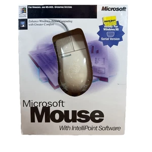 RATÓN MicroSoft con software, puerto serie de 9 pines, NUNCA abierto Todavía en envoltura. - Imagen 1 de 6