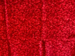 BLANK TEXTILES FABRIC~2004~Red Blurry Floral~41" x 66"~SINGLE CUT COTTON~ - Picture 1 of 3