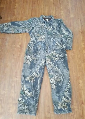 Game Winner Insulated Coverall Mossy Oak Camouflage Size Large? Or XL? See Pics - Image 1 of 4