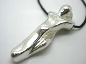 Couple Necklace, Unique Erotic Pendant, Love Figure Pendant Minimalist Jewelry - Picture 1 of 6