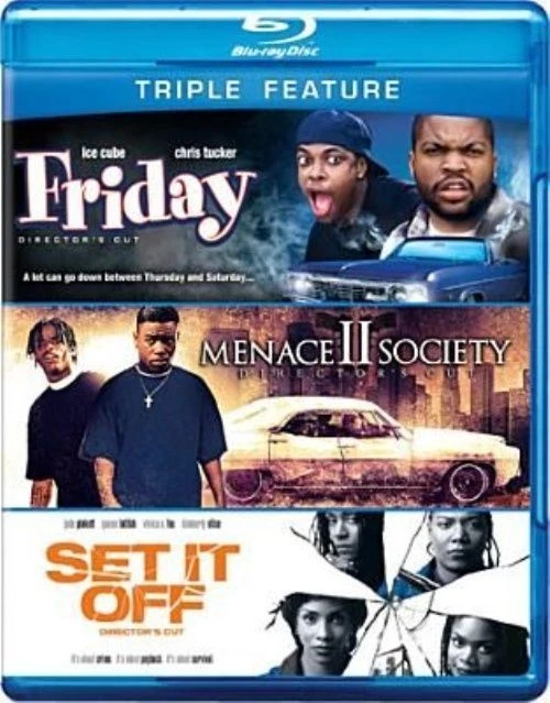 Friday Menace II Society Set It off 0883929230006 Blu Ray Region a