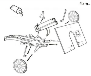Hat 1/72 Scale WWII Skoda 75mm Mountain Gun Model Kit - Contains 1 Sprue - 8244 - Picture 1 of 2