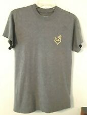 Browning S cotton blend gray short sleeve t-shirt - Browning logo front & back
