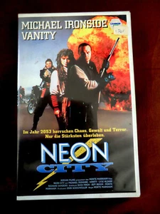 Neon City DEUTSCH Michael Ironside Vanity VHS Cannon Video FSK 18 - Imagen 1 de 4