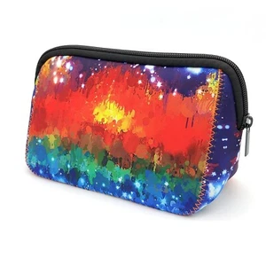 Kosmetiktasche Wasserdicht Neopren Reißverschlusstasche Reise Tragbar Kulturbeutel Make-up... - Bild 1 von 6
