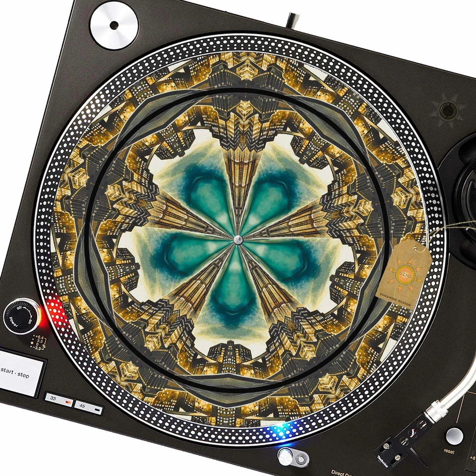 Metropolis Slipmat Turntable 12" for DJ Vinyl LP Audiophile - Image 1 of 1