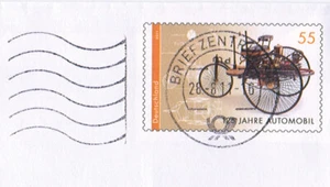 ALEMANIA 2011—ENTERO POSTAL / GERMANY —125 YEARS CAR —POSTAL STATIONERY ENVELOPE - Imagen 1 de 2