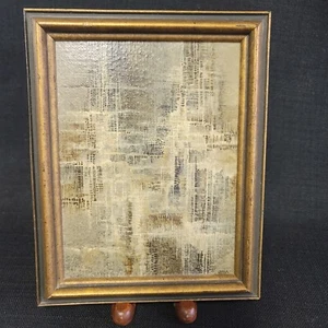 Gene Mobley Original "Life Forms In Grayness" Abstract Painting - Picture 1 of 16