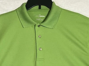 Grand Slam Golf Men's L Large Lime Green Short Sleeve Polo Shirt - Picture 1 of 5