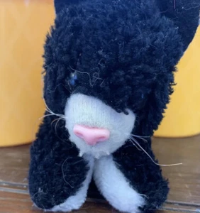 Vtg Dakin Cat Plush Nature Babies Black White Kitten 1981 Nursing Replacement - Picture 1 of 7