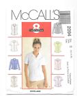 McCall's 2094, Misses Tops, Size D ( 12, 14, 16), Uncut, ) One Easy Pattern