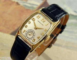 1943 Vintage HAMILTON BOULTON, Stunning SILVER Dial, Serviced & Warranty - Picture 1 of 9
