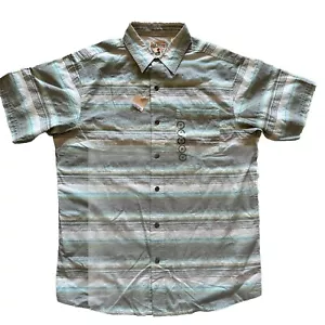 Ocean Current Men’s Medium Cotton Short Sleeve Button Shirt - Picture 1 of 3