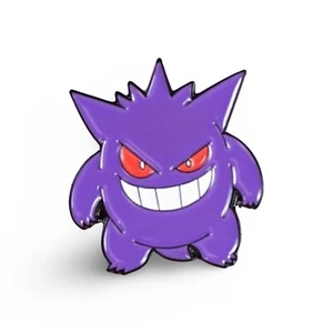 Gengar Pokemon Pin Anime TV Show TCG & Video Game Brooch Lapel Gastly Haunter - Picture 1 of 5