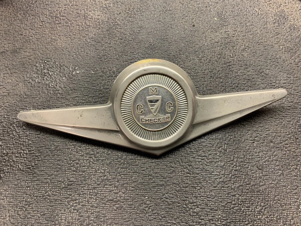 MCC Checker Cab badge Checker Taxi Hood emblem - Image 1 of 3