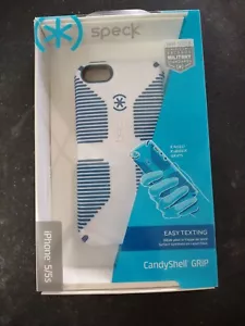 Speck iPhone 5/5s CandyShell Grip weiß mit blau - Bild 1 von 3