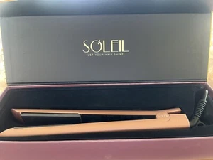 SOLEIL Professional Flat Iron BRAND NEW Rose Gold MSRO $375.00 - Picture 1 of 5
