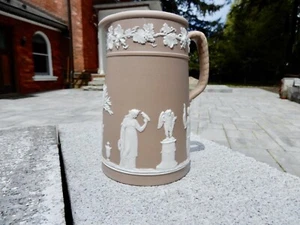 ANTIQUE WEDGWOOD LILAC JASPERWARE PITCHER EXCELLENT WEDGWOOD ONLY CA.1860 - Picture 1 of 6