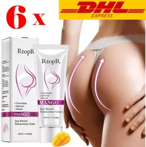 6 x 40 g. Authentic RtopR Cream Butt Enlargement Enhancement Buttock Firming DHL - Bild 1 von 12
