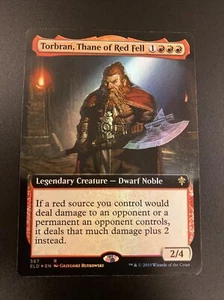 Torbran, Thane Of Red Fell MTG Throne of Eldraine - Extended Art FOIL - ENG - NM - Picture 1 of 2