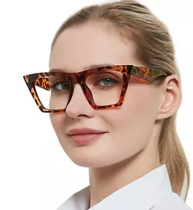 Oversized Reading Glasses Women Cat Eye Readers 1.0 1.25 1.5 1.75 2.0 2.25 2.5 2 - Picture 1 of 6