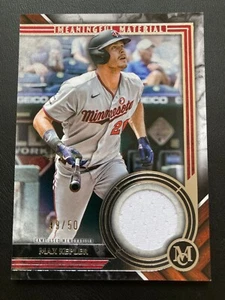 2022 Topps Museum Collection Meaningful Materials Relics MMR1MK Max Kepler ed/50 - Bild 1 von 2