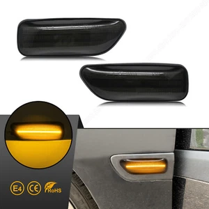 2x Led Seitenblinker Blinker für Volvo S60 | S80 | V70 | XC70 | XC90 | Schwarz - Bild 1 von 11