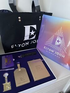 Elton John Farewell Yellow Brick Road VIP Gift Set Merchandise + Diamonds Vinyl