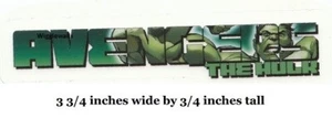 Green Hulk Wall Decal Marvel Avengers Incredible Peel & Stick Art Vinyl Sticker - Bild 1 von 1