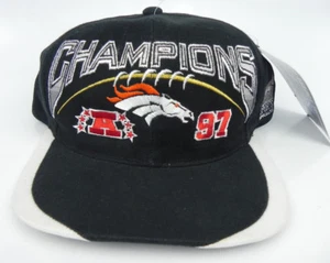 Gorra gorra Snapback Denver Broncos Sports Specialties 1997 AFC Champs de colección ¡Nuevo con etiquetas! - Imagen 1 de 6