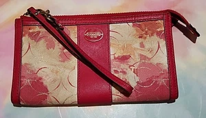 Coach Floral Zippy Wristlet B4/Coral Multi - Bild 1 von 12