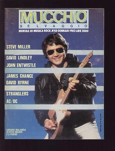 MUCCHIO SELVAGGIO 48/1982 MALANGA PHOTO JAGGER ALICE COOPER IGGY POP POLANSKI... - Picture 1 of 1